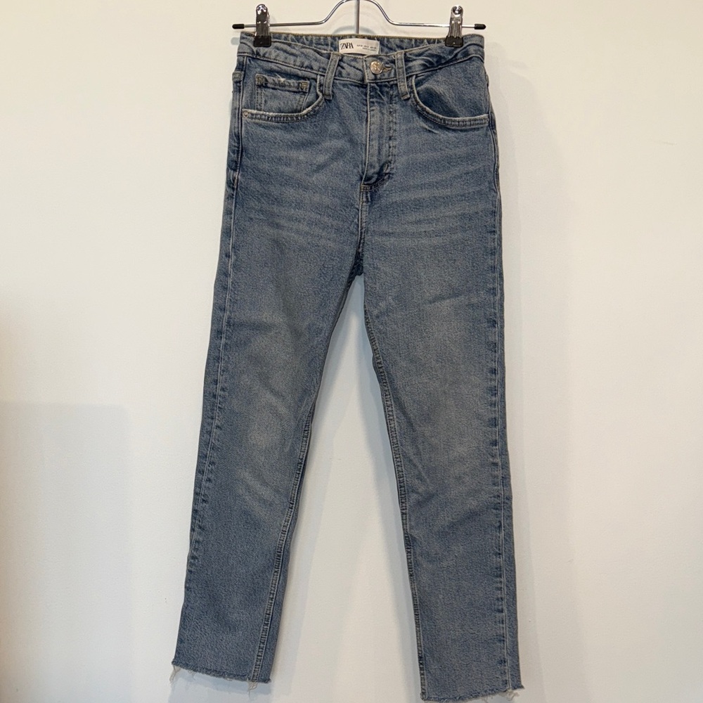 Zara Classic Blue Denim Pants